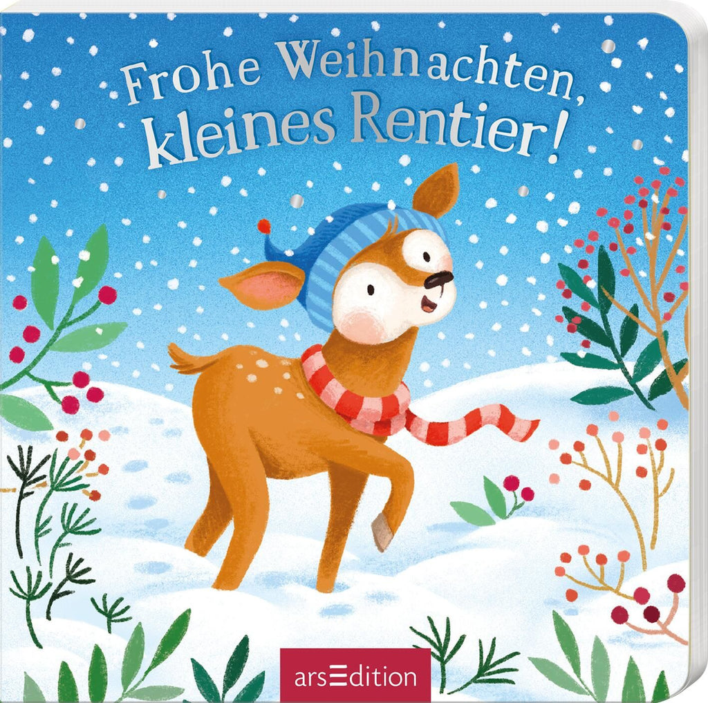 Frohe Weihnachten kleines Rentier Cover – Inka Vigh Illustrationen
