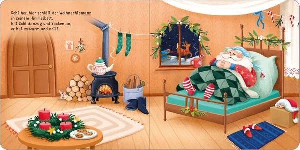 Frohe Weihnachten Weihnachtsmann – Pappbilderbuch ab 18 Monaten
