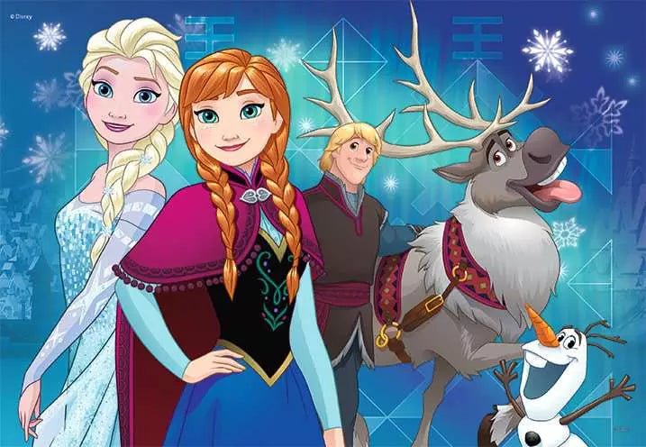 Ravensburger 2x24 Teile Puzzle mit Frozen-Motiv