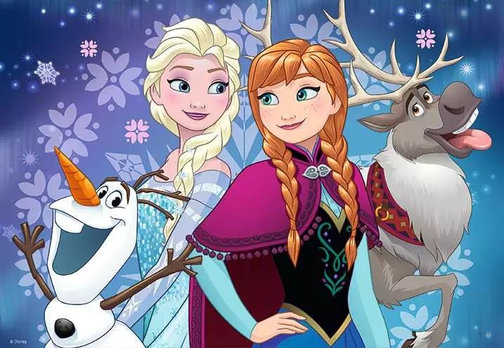 Nordlichter Puzzle für Kinder ab 4 mit Disney-Figuren