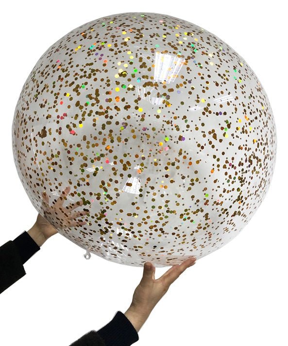 Fun Ballon Ball Jumbo Glitzer - FunTrading