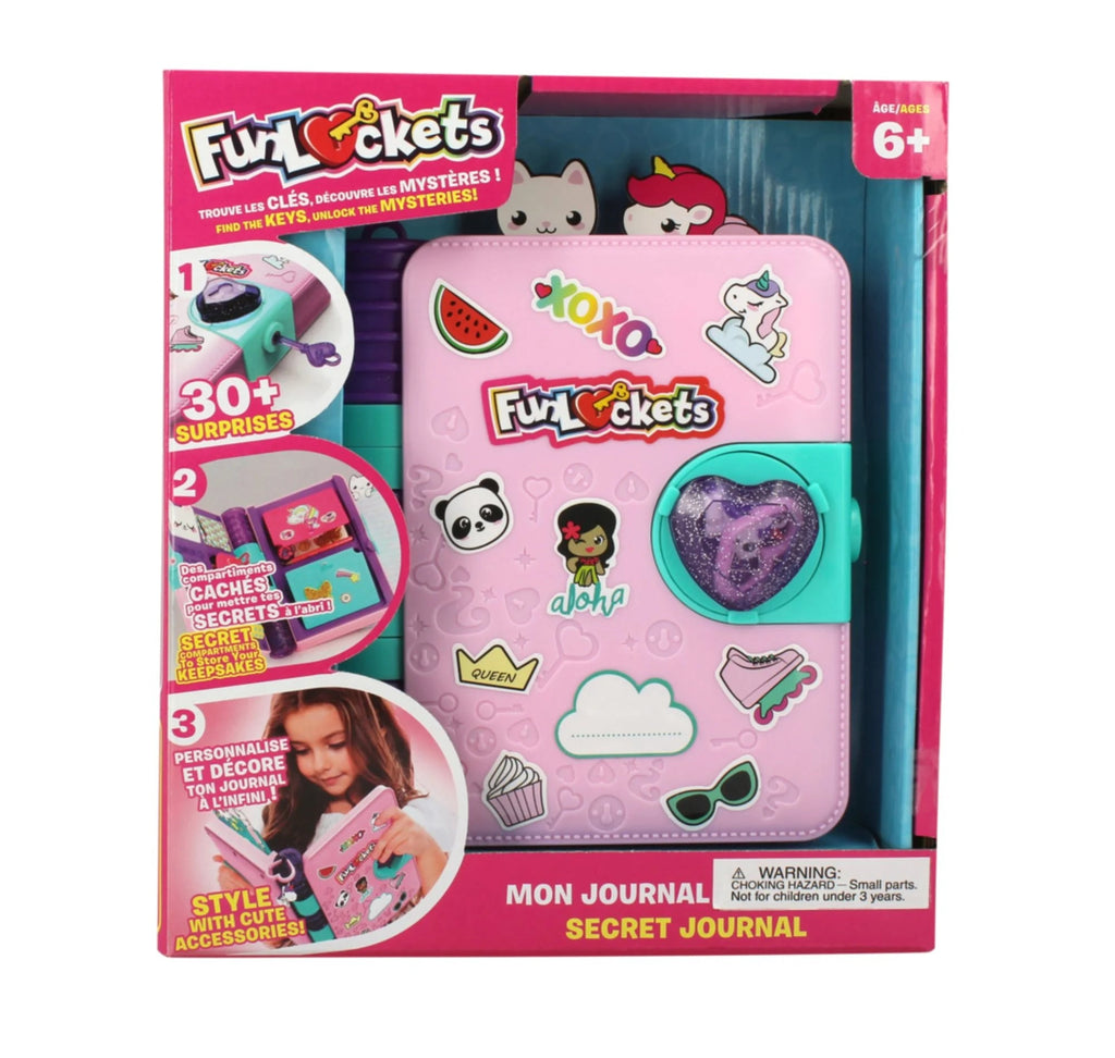 Fun Lockets - Secret Journal - Tagebuch mit Geheimfächern - Jumbo