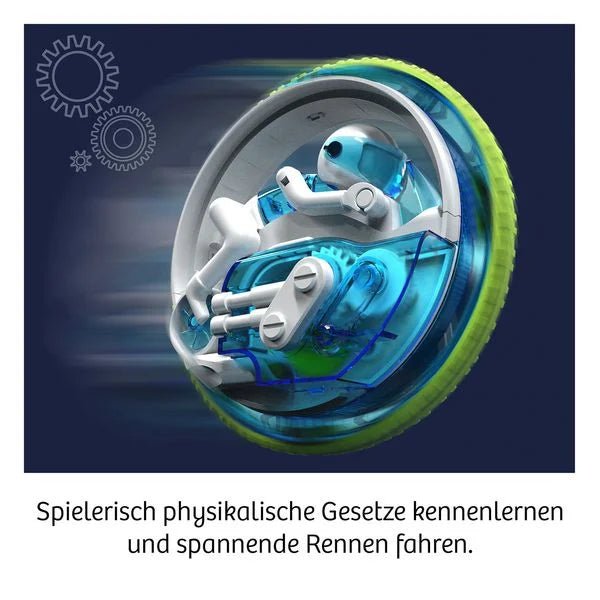 Experimentierkasten Mono Racer mit Schwungrad und Anleitung