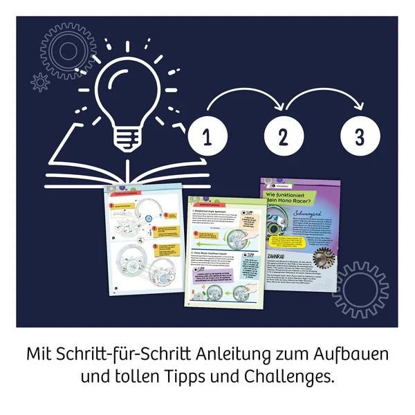 Physikspielzeug mit Kreiselkraft zum Aufziehen und Staunen