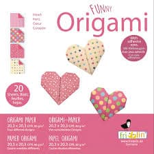 Funny Origami 20x20 Herzen - Fridolin