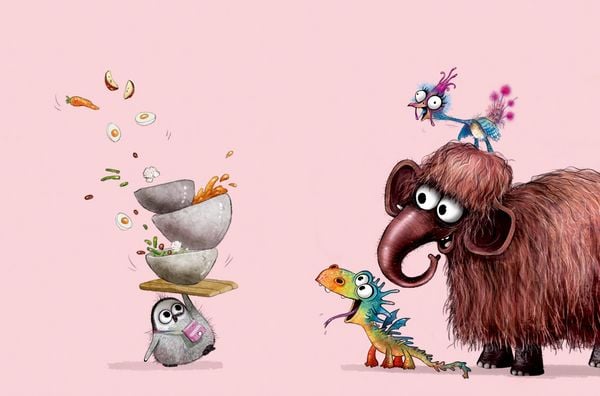 Furzipups Kinderkochbuch mit lustigen Rezepten und bunten Illustrationen
