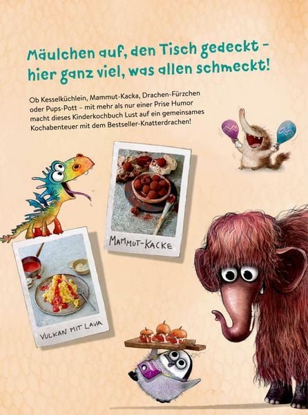 Furzipups Kinderkochbuch mit lustigen Rezepten und bunten Illustrationen