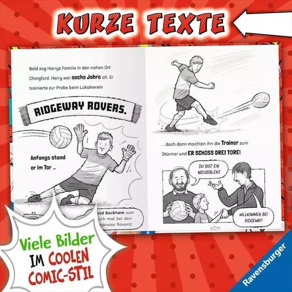 Fußball-Stars Kane Kinderbuch ab 7 Jahren mit Quiz
