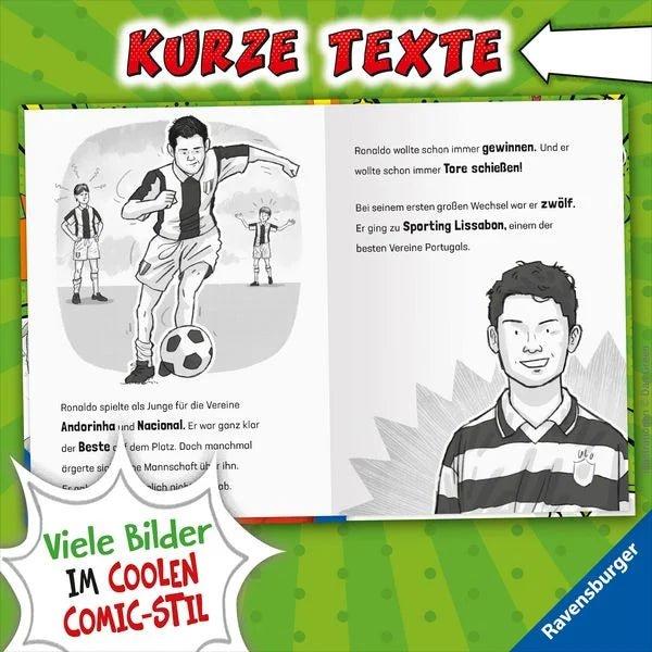 Kinderbuch über Cristiano Ronaldo – Vom Talent zum Megastar ab 7 Jahren
