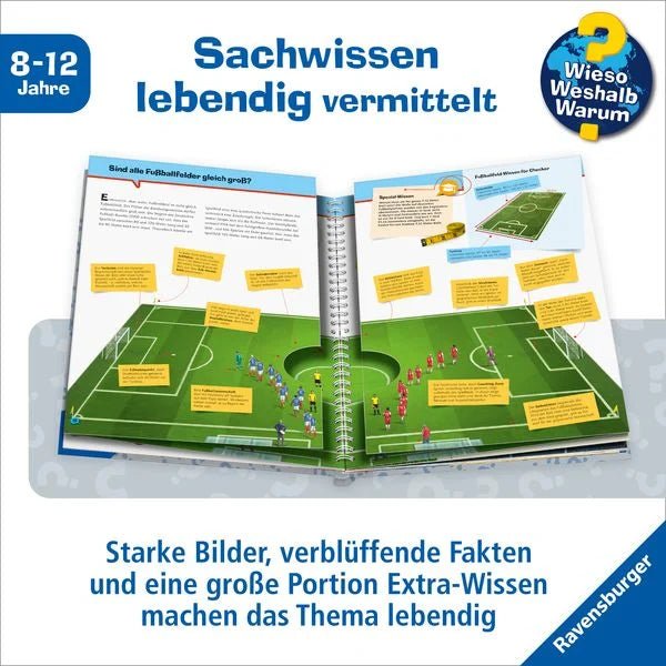 Wieso Weshalb Warum Profiwissen Fußballbuch mit Bildern und Comics
