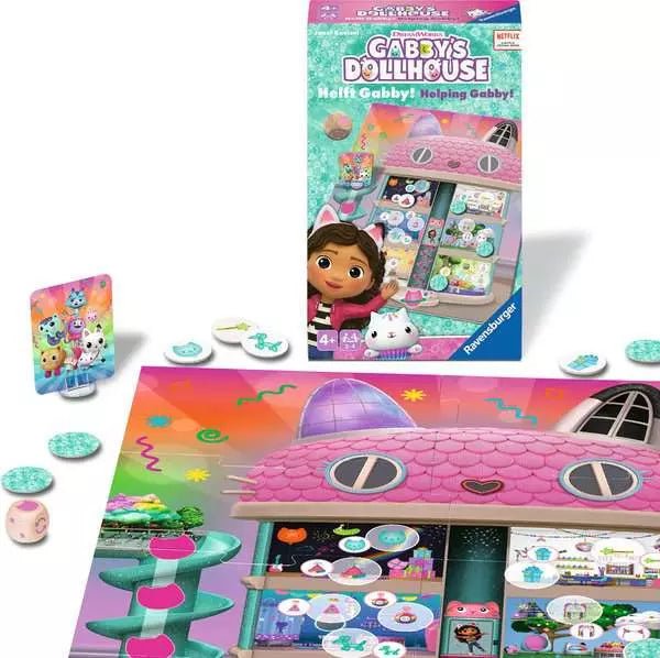 Gabby's Dollhouse - Helft Gabby! - Reisespiel - Ravensburger