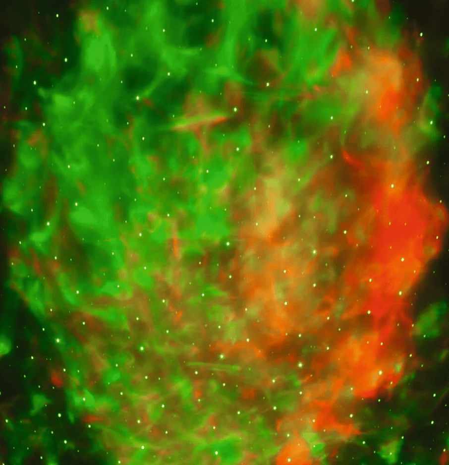 Nahaufnahme Sterneneffekt – Galaxy Projektorlampe
