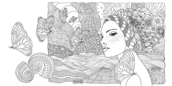 Esoterisches Ausmalbuch – Frauen, Amulette, Heilpflanzen