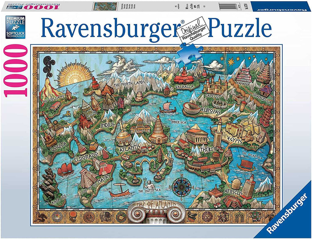 Geheimnisvolles Atlantis Ravensburger Puzzle 1000 Teile - Ravensburger