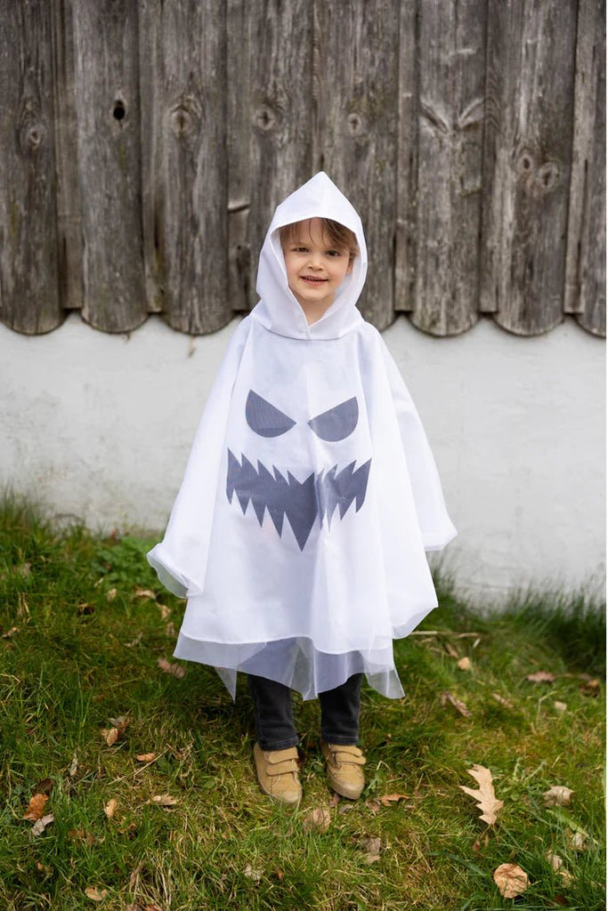 Halloween Geisterkostüm Kinder Poncho 5-6 Jahre