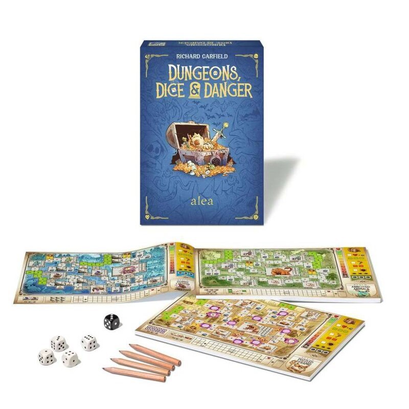 Gesellschaftsspiel - Dungeons: Dice and Danger - Ravensburger