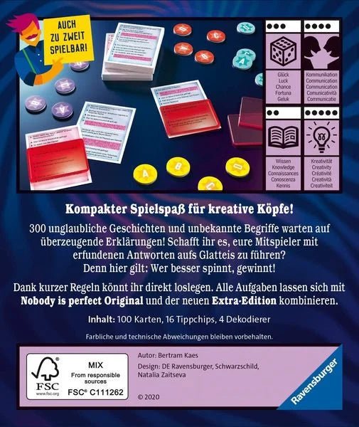 Gesellschaftsspiel - Nobody Is Perfect Mini - Edition - Ravensburger