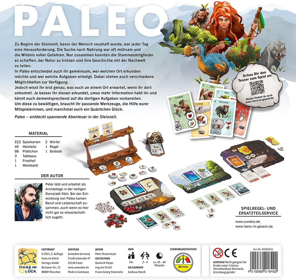 Gesellschaftsspiel - Paleo - Asmodee