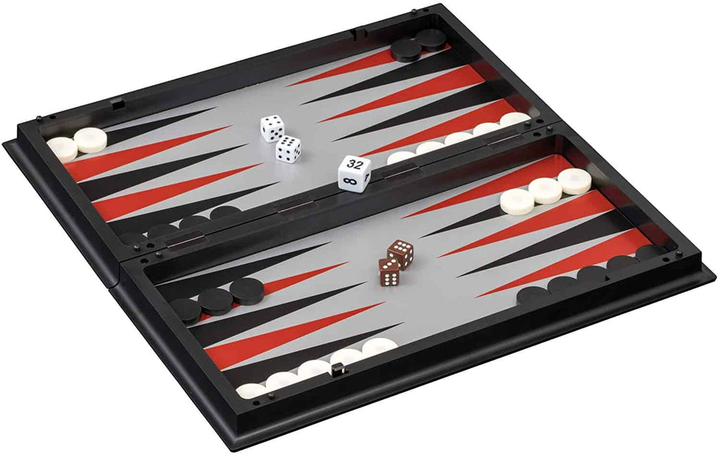 Gesellschaftsspiel - Schach + Backgammon + Dame Set - Philos