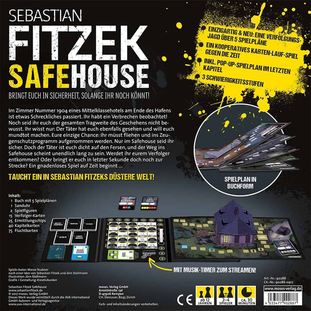 Gesellschaftsspiel - Sebastian Fitzek SafeHouse - Moses