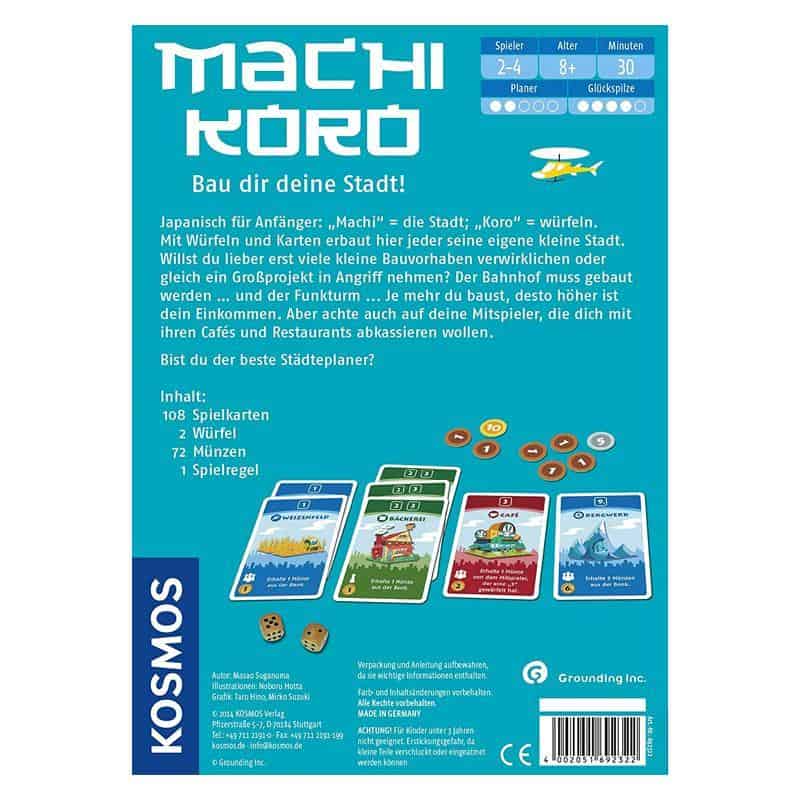 Gesellschaftsspiele - Machi Koro  - Bau dir deine Stadt  - Kosmos