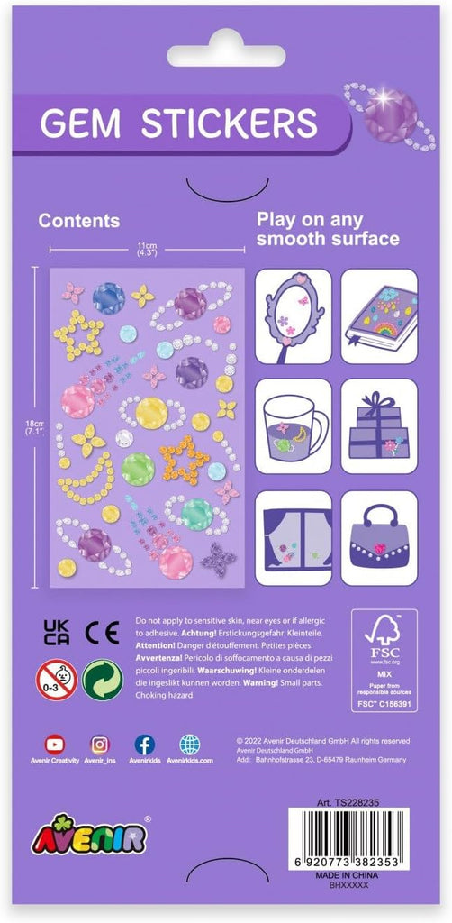 Glitzersticker Set mit galaktischen Motiven und Farben