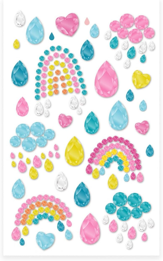 Avenir Regenbogen Edelstein-Sticker für Kinder