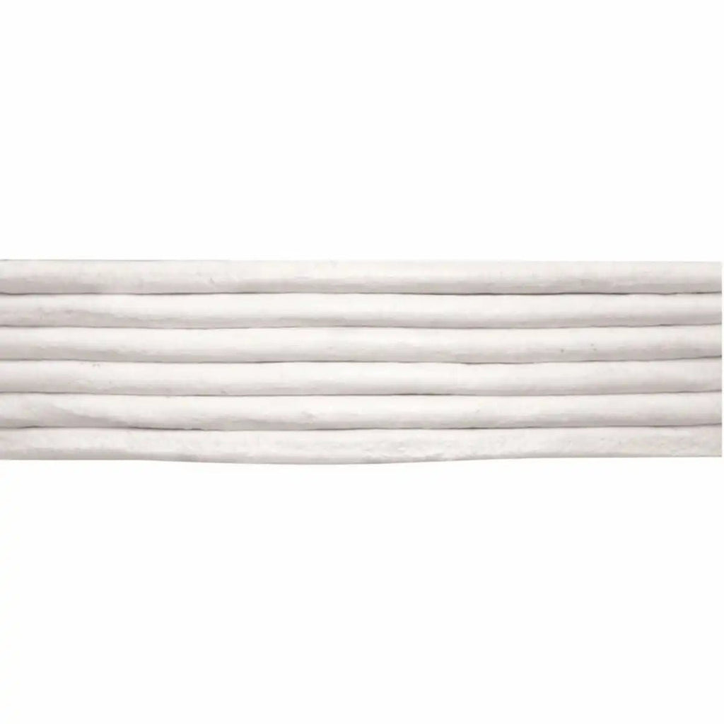 Glorex Lederriemen Weiß 2 mm x 1 m echtes Leder für Bastelideen