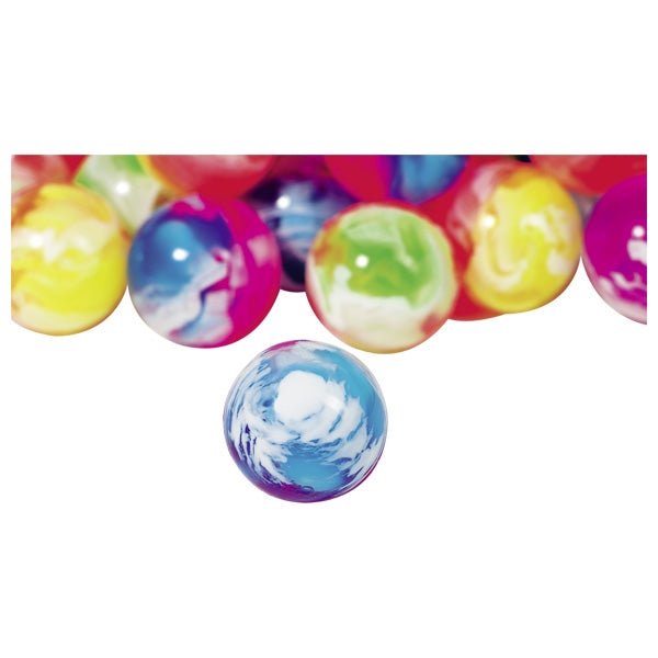 GOKI Flummy bunt marmoriert – Hüpfball aus Kunststoff für Kinder ab 3
