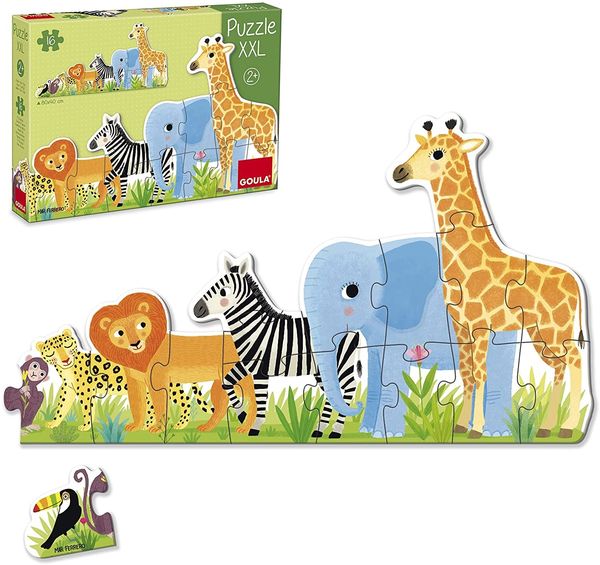 GOULA XXL - Puzzle Dschungel, von klein bis groß - Jumbo