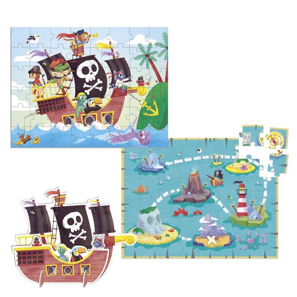 GOULA XXL Puzzle Piraten - Jumbo