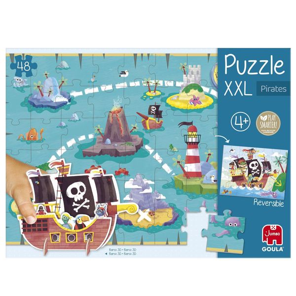 GOULA XXL Puzzle Piraten - Jumbo