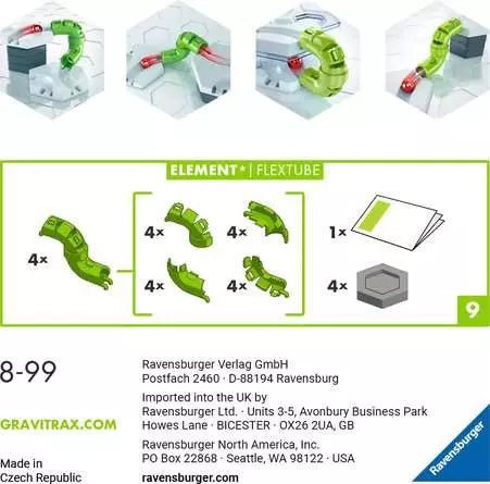 GraviTrax Element FlexTube - Kugelbahn - Erweiterung - Ravensburger