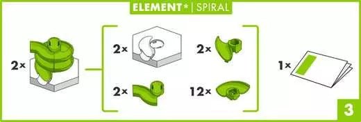 GraviTrax Element Spiral - Kugelbahn - Erweiterung - Ravensburger