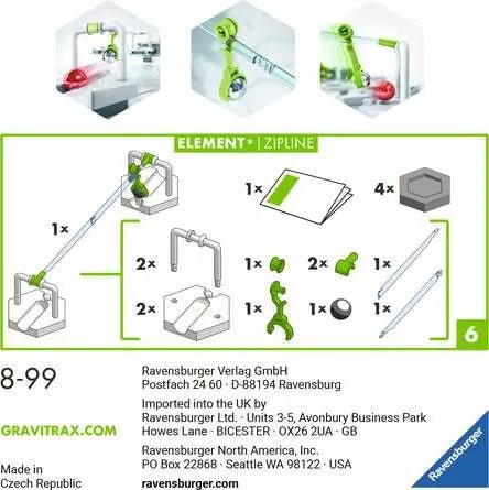 GraviTrax Element Zipline - Kugelbahn - Erweiterung - Ravensburger