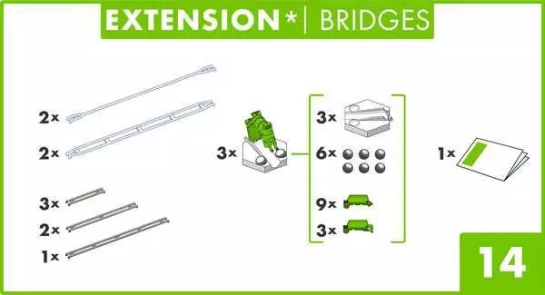 GraviTrax Extension Bridges - Kugelbahn - Erweiterung - Ravensburger