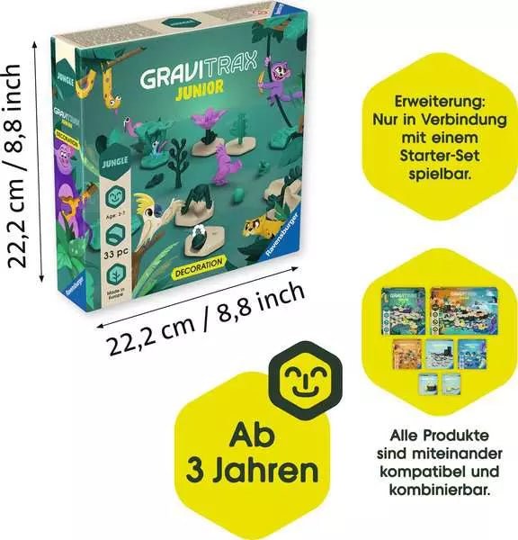 GraviTrax Junior Jungle Deko-Elemente für Vielreisende kompakt