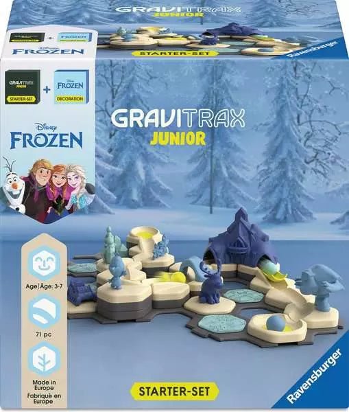 Ravensburger GraviTrax Junior Frozen Kugelbahn mit Figuren

