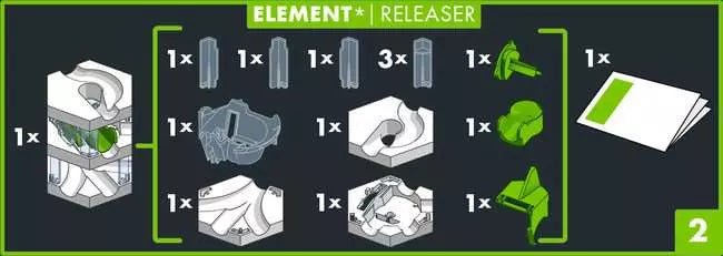 GraviTrax PRO Element Releaser - Kugelbahn - Erweiterung - Ravensburger