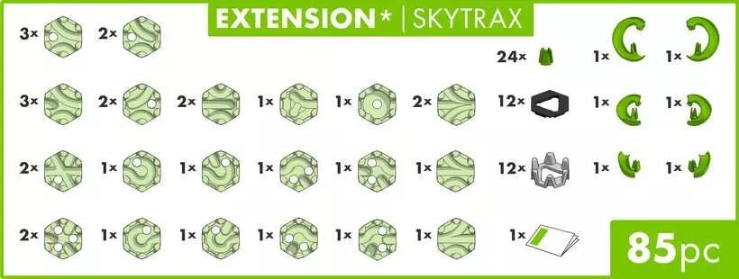 GraviTrax Skytrax Erweiterungsset Kugelbahn Action für Kinder
