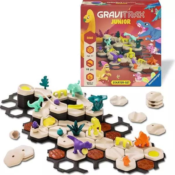 GraviTrax Junior Starter-Set L Dino ab 3 Jahren mit Dinosauriern