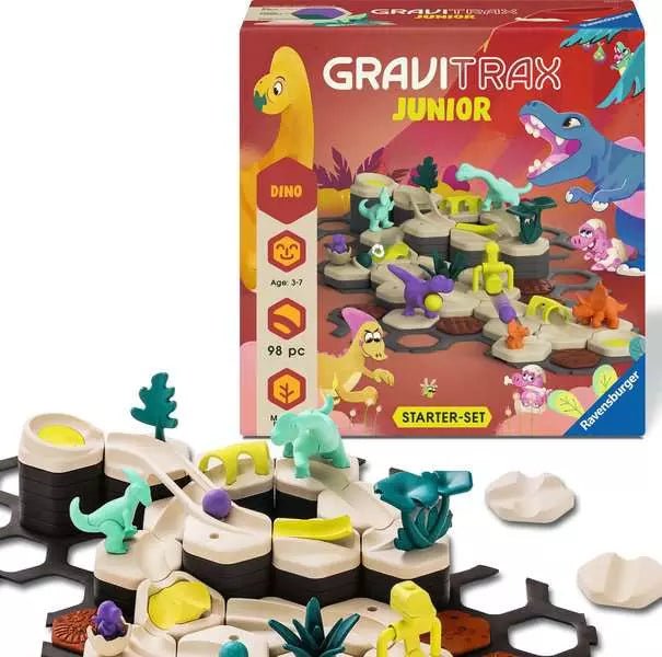 GraviTrax Junior Starter Kugelbahn mit Dino-Thema ab 3 Jahren
