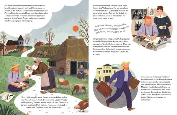 Biografie Vincent van Gogh für Kinder ab 8 – Kunst entdecken
