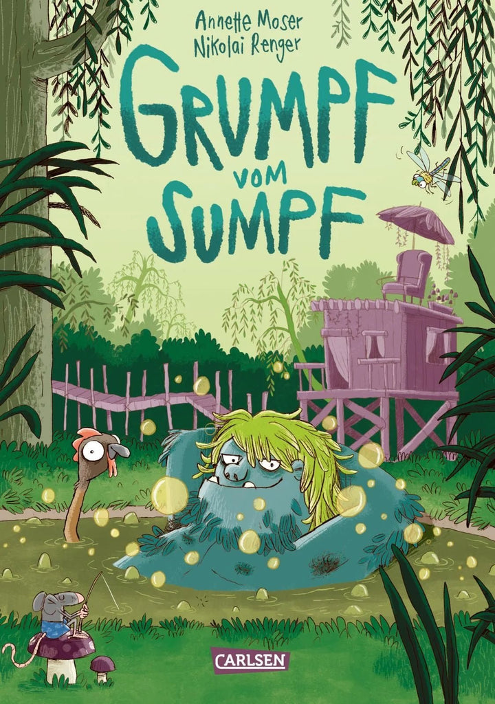 Kinderbuch ab 4 Jahren Grumpf vom Sumpf matschig grünbraun
