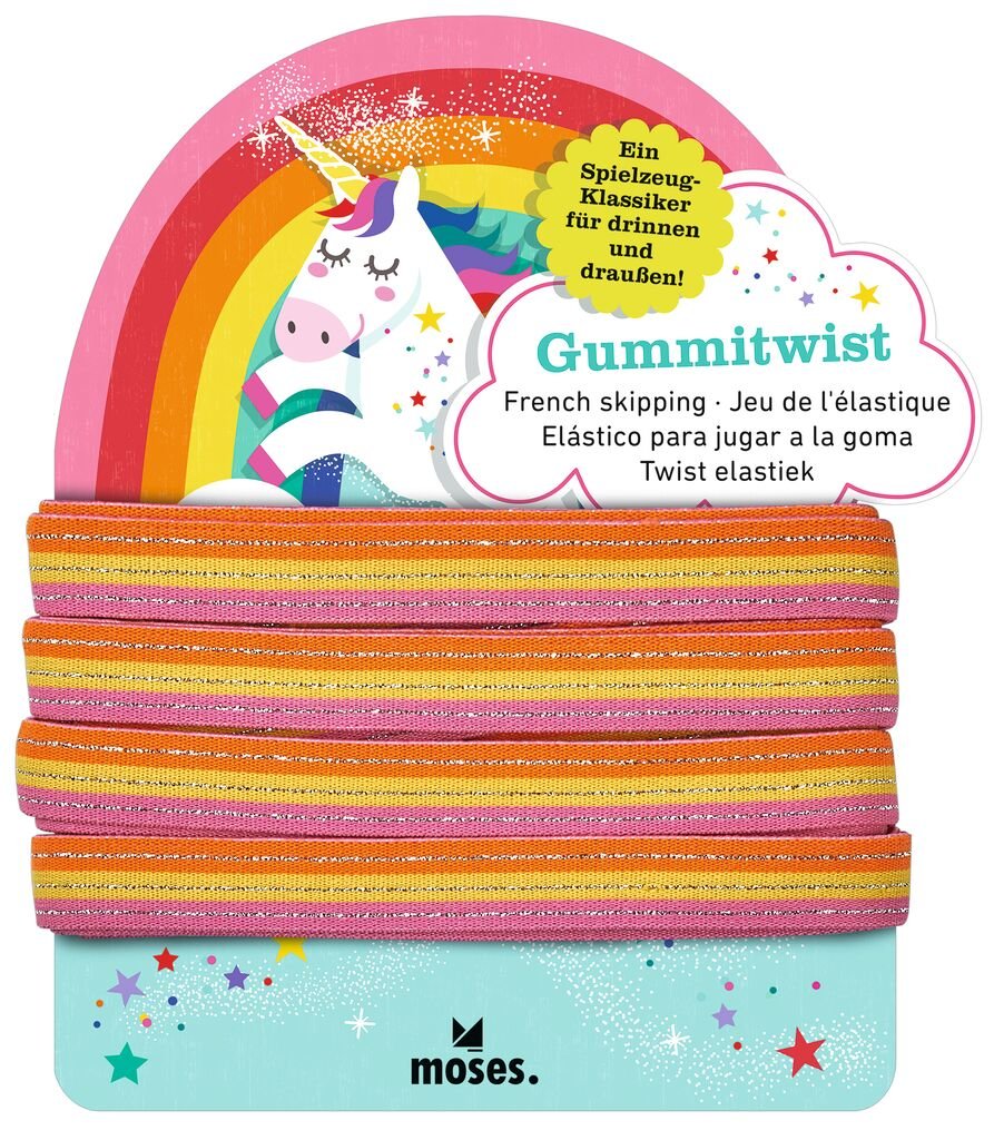 Gummitwist Rainbow - 4m - Moses