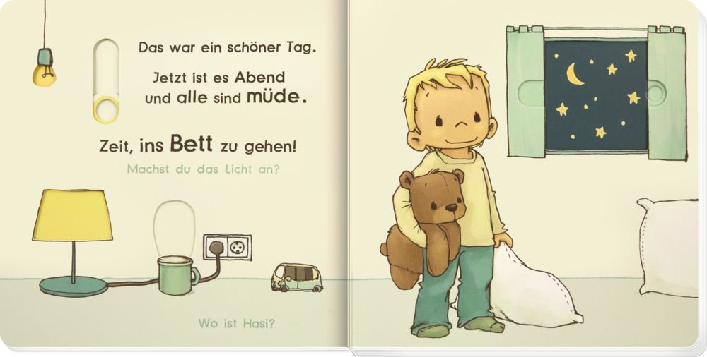 Mitmachbuch Abendritual Zähneputzen Pipi machen ab 18 Monate