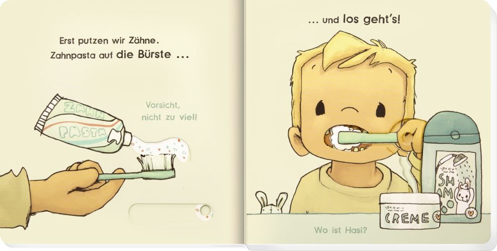 GuteNachtBuch Pappbilderbuch Schieber Klappen ab 18 Monaten