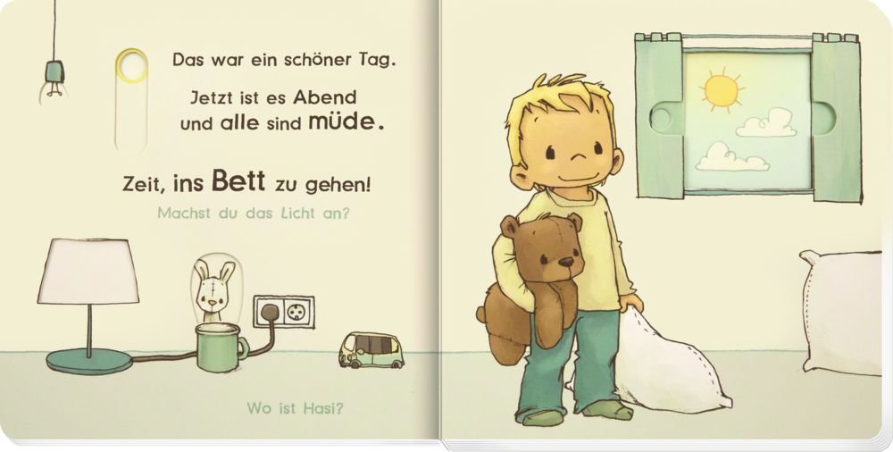 Mitmachbuch Abendritual Zähneputzen Pipi machen ab 18 Monate
