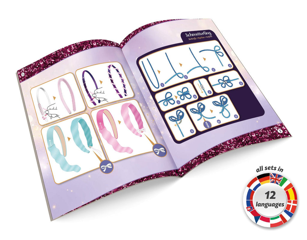 Farbige Anleitung aus dem Bastelset
