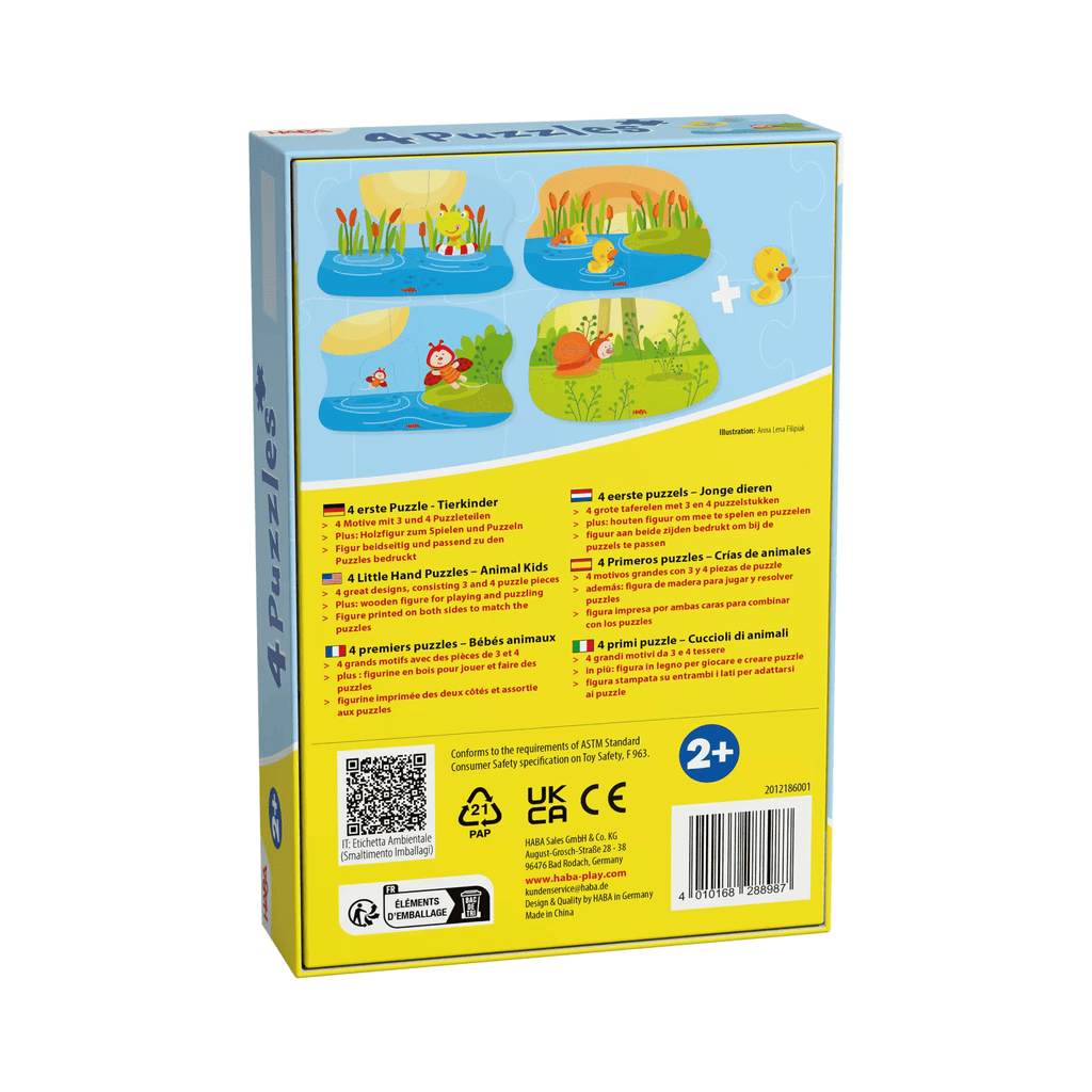 Puzzle Tierkinder HABA – große Puzzleteile für kleine Hände
